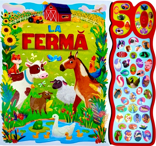 Coperta cărții 'La fermă: 50 de sunete'