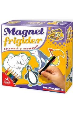 Poza produsului Joc magnetic: Coloreaza si decupeaza. Magnet frigider