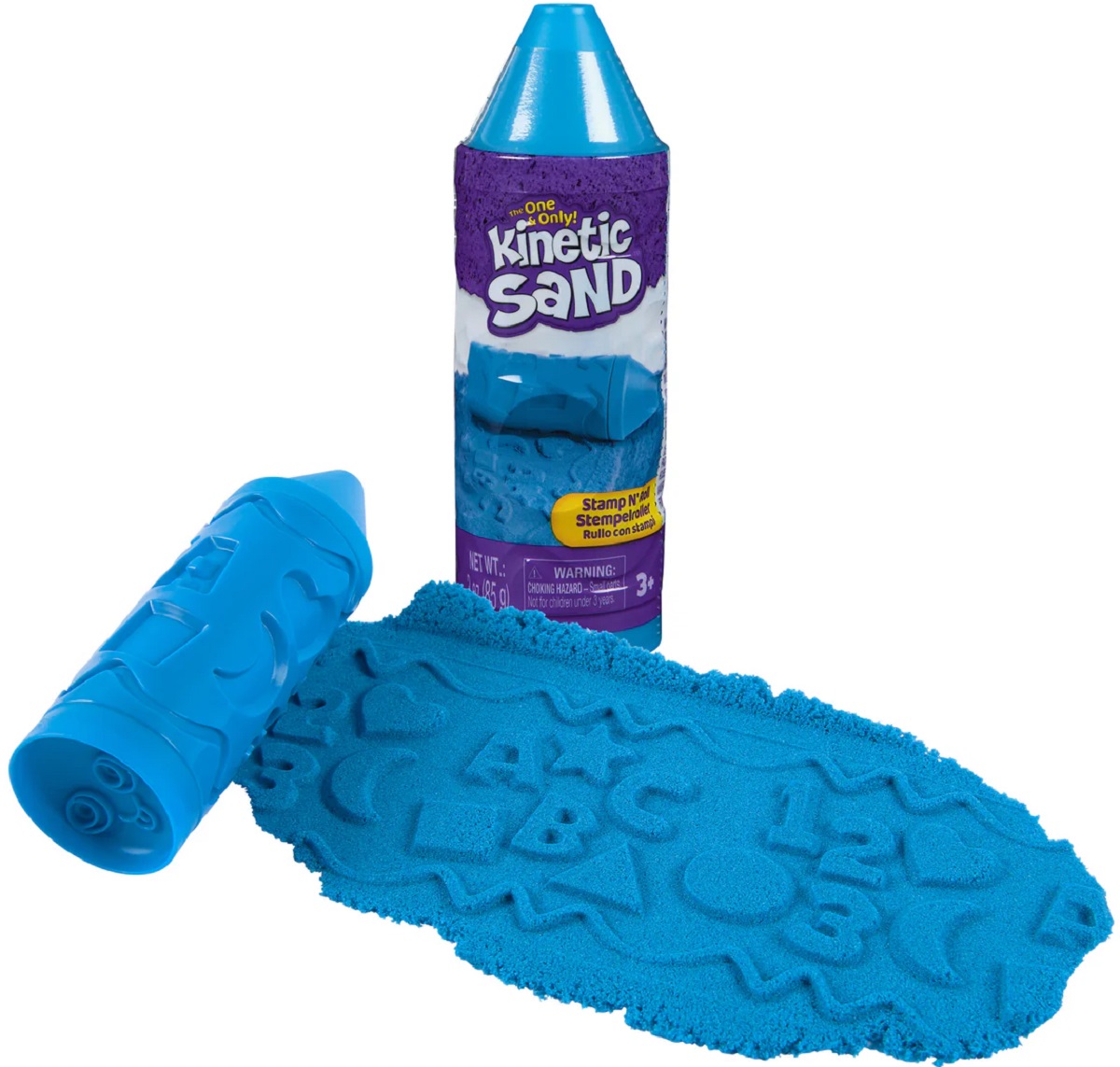 Kinetic Sand: Creion albastru cu stampila