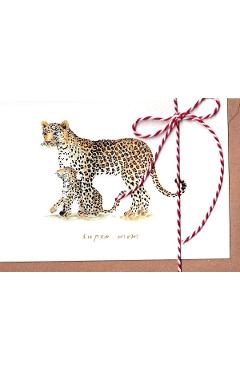 Poza produsului Felicitare martisor: Super Mom Leopard. Mai Colorat