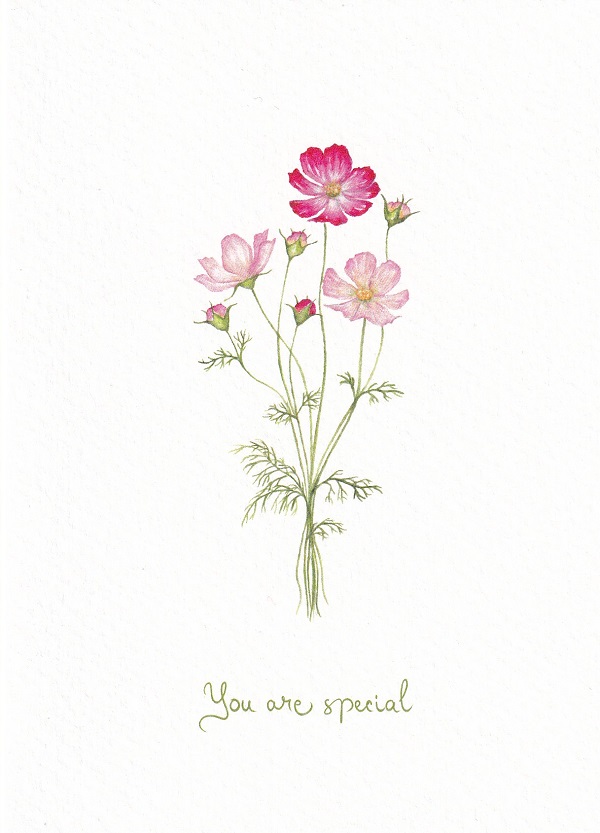 Felicitare martisor: You are special. Mai Colorat