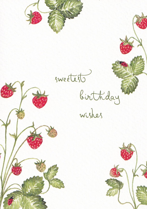 Felicitare: Sweetest birthday wishes. Mai Colorat
