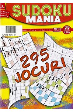Coperta cărții 'Sudoku Mania Nr.77 2026'
