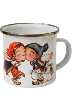 Imaginea produsului 'Cana emailată: Drag de România'