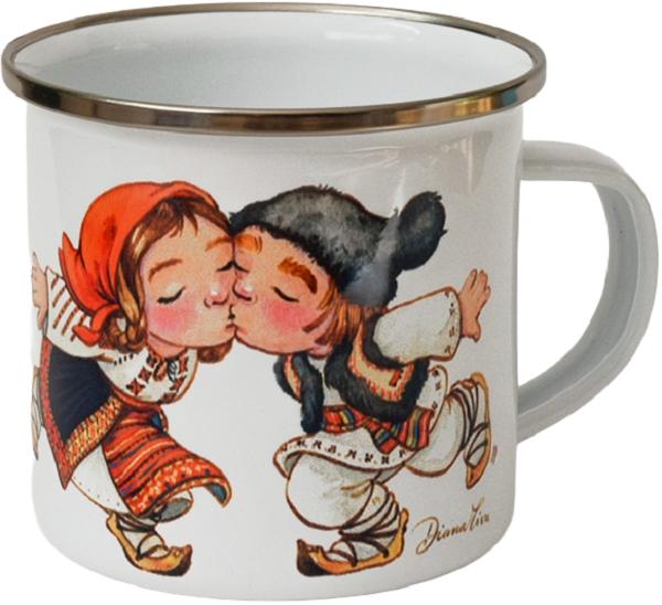 Imaginea produsului 'Cana emailată: Drag de România'