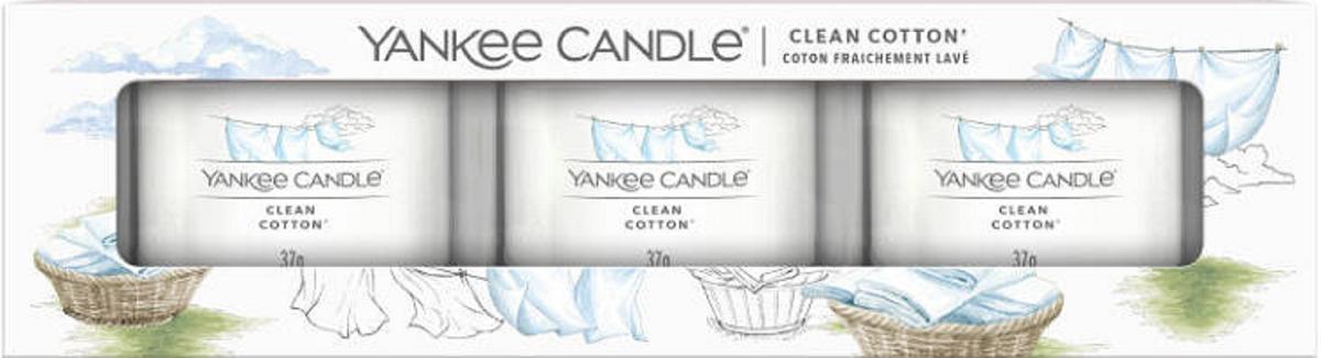 Imaginea produsului 'Set 3 lumânări parfumate mini. Clean Cotton'