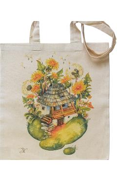 Imaginea produsului 'Sacoșă textilă: Casă printre păpădii'