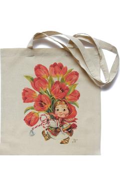 Imaginea produsului 'Sacoșă textilă: Lalele'