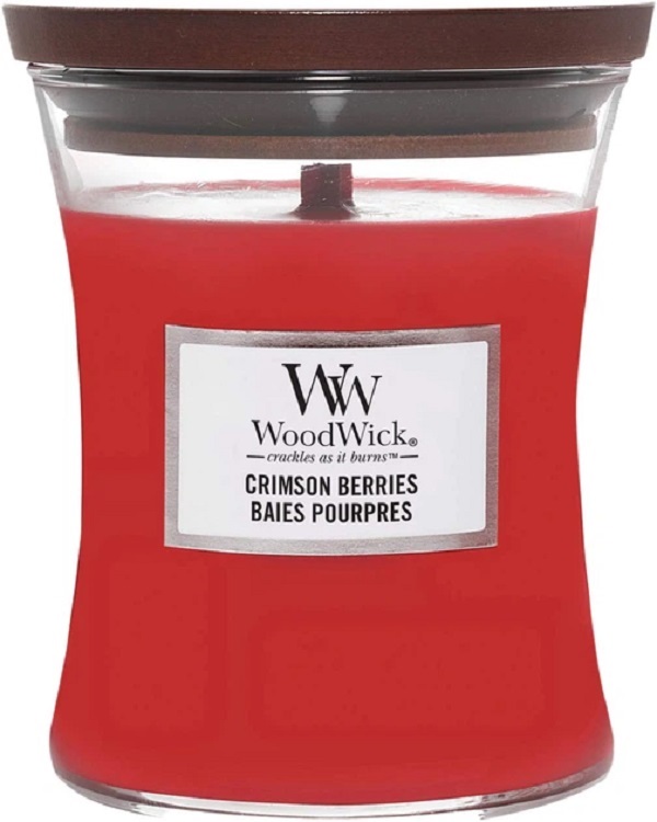 Lumanare parfumata Woodwick: Crimson Berries 85g