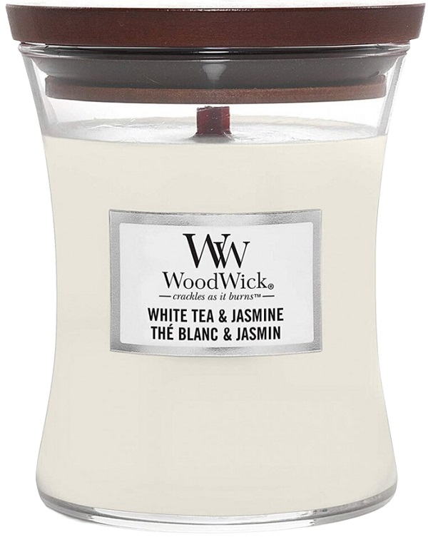 Lumanare parfumata Woodwick: White Tea Jasmine 85g