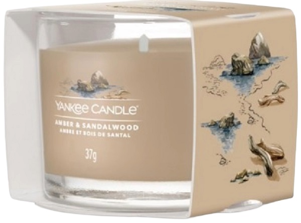 Imaginea produsului 'Lumânare parfumată mini: Amber Sandalwood 37g'