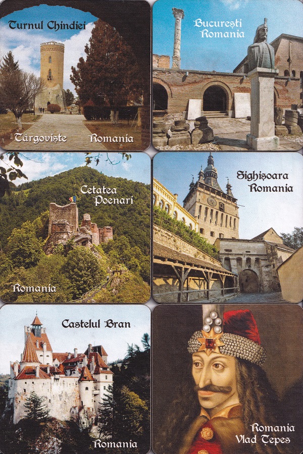 Imaginea produsului 'Set 6 suporturi pentru pahare. Vlad Țepes'