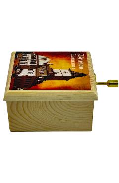 Imaginea produsului 'Cutiuță muzicală lemn. Rapsodia Romană. George Enescu'