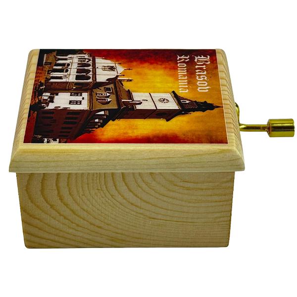 Cutiuta muzicala lemn. Rapsodia Romana. George Enescu