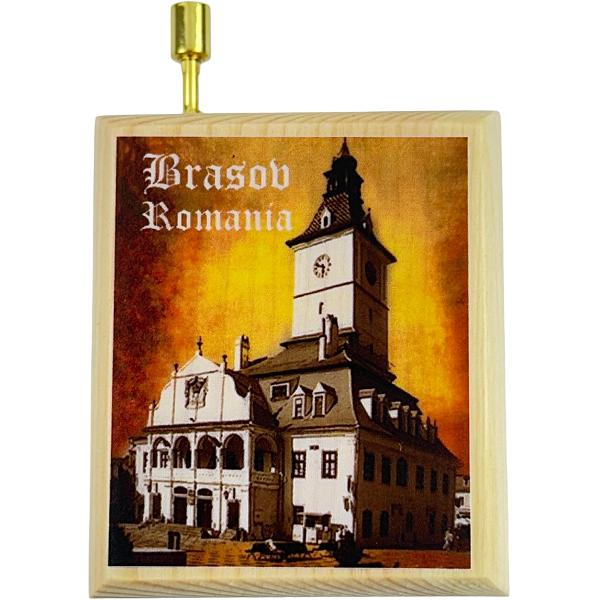 Cutiuta muzicala lemn. Rapsodia Romana. George Enescu