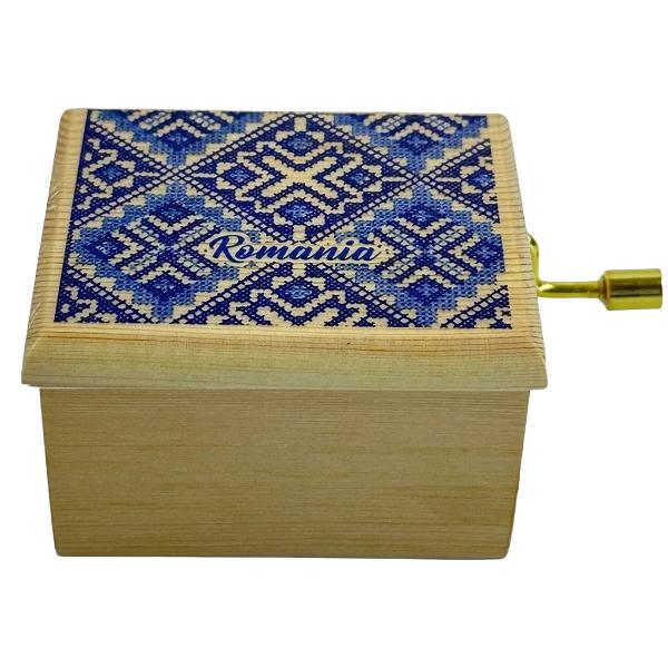 Cutiuta muzicala lemn. Hora unirii