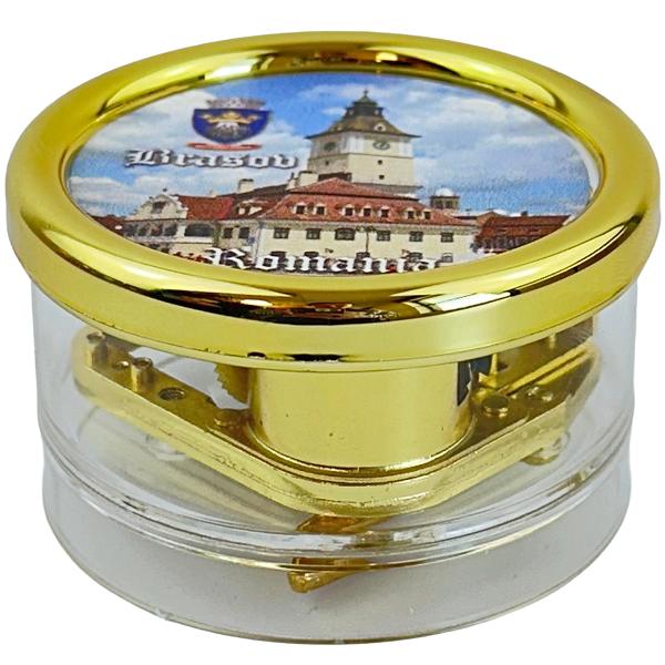 Cutiuta muzicala plastic. Rapsodia Romana. George Enescu