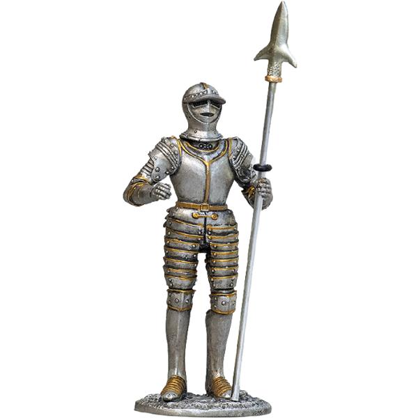 Soldatel de colectie din plumb: Pedestru cu halebarda