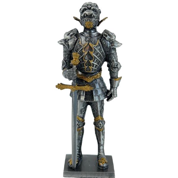 Soldatel de colectie din plumb: Pedestru cu sabie. Model 2