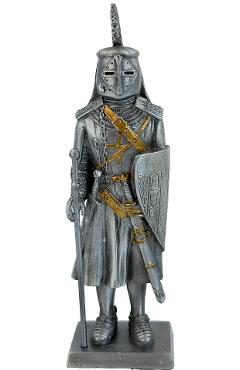 Imaginea produsului 'Soldățel de colecție din plumb: Pedestru cu scut și sabie'