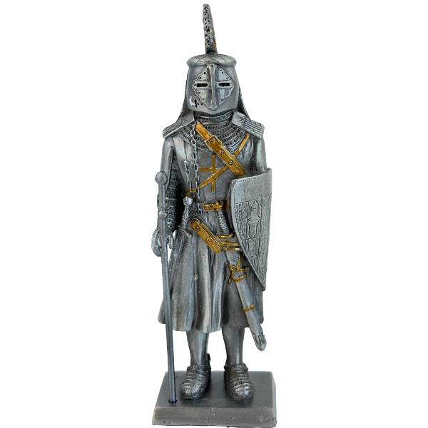 Soldatel de colectie din plumb: Pedestru cu scut si sabie