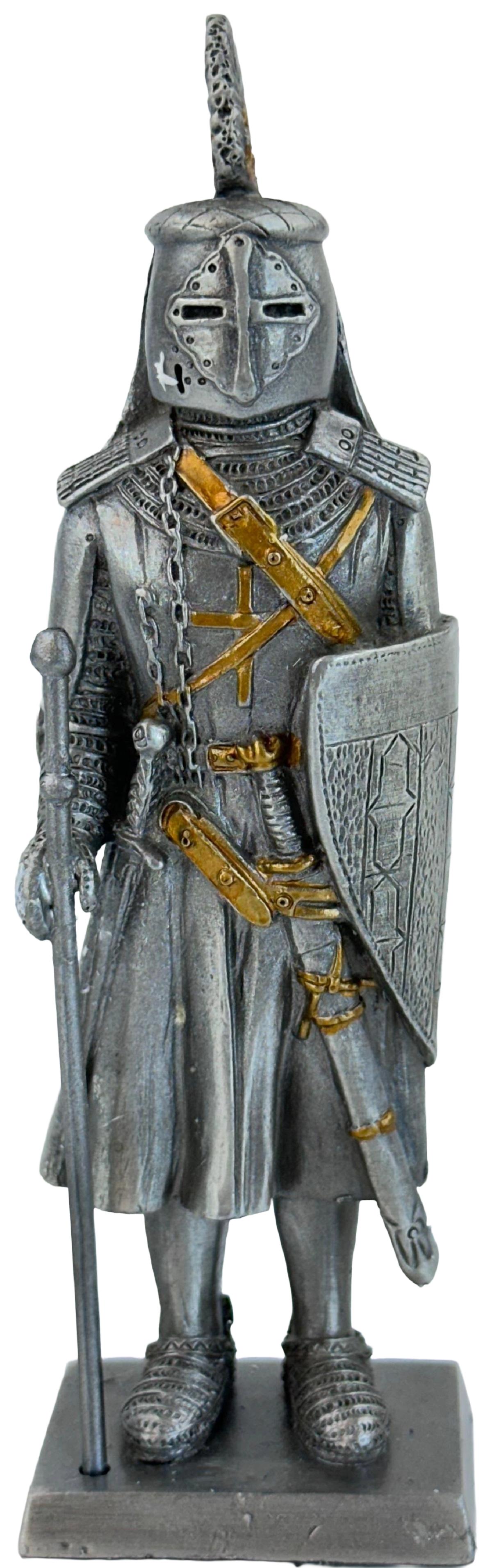 Imaginea produsului 'Soldățel de colecție din plumb: Pedestru cu scut și sabie'