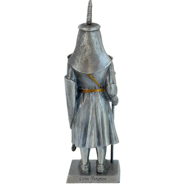 Soldatel de colectie din plumb: Pedestru cu scut si sabie