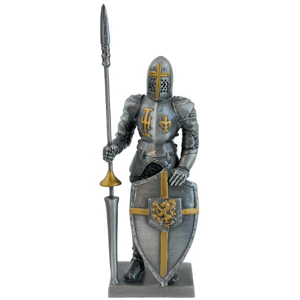 Soldatel de colectie din plumb: Pedestru cu scut dragon