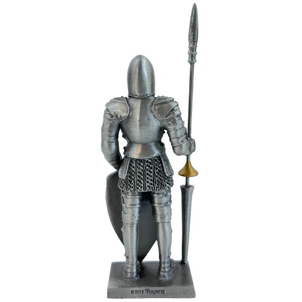 Soldatel de colectie din plumb: Pedestru cu scut dragon