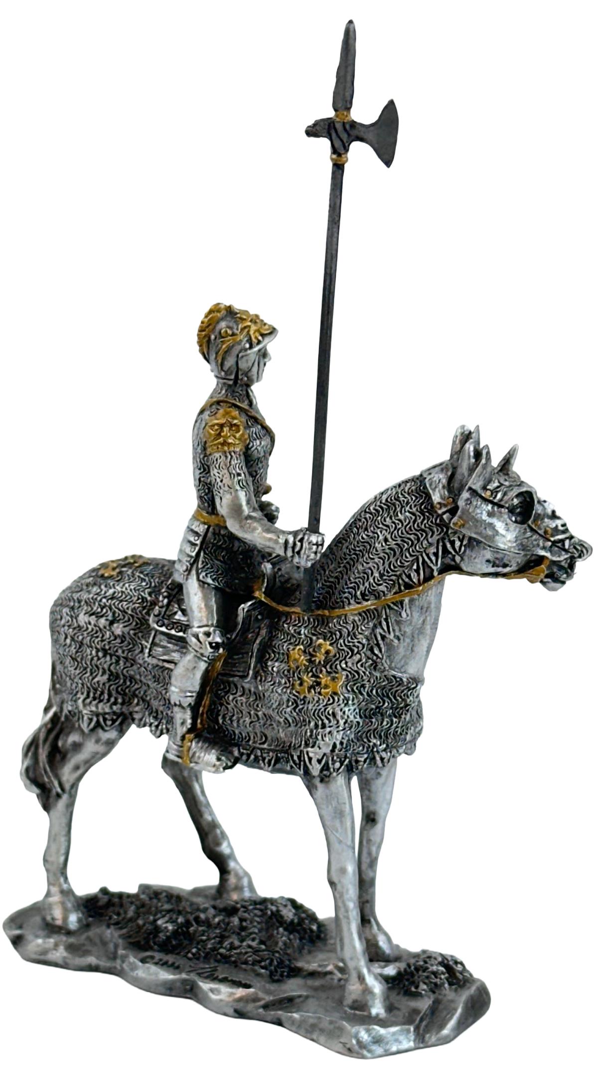 Imaginea produsului 'Soldățel de colecție din plumb: Ecvestru. Model 3'