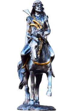 Imaginea produsului 'Soldățel de colecție din plumb: Ecvestru. Model 4'