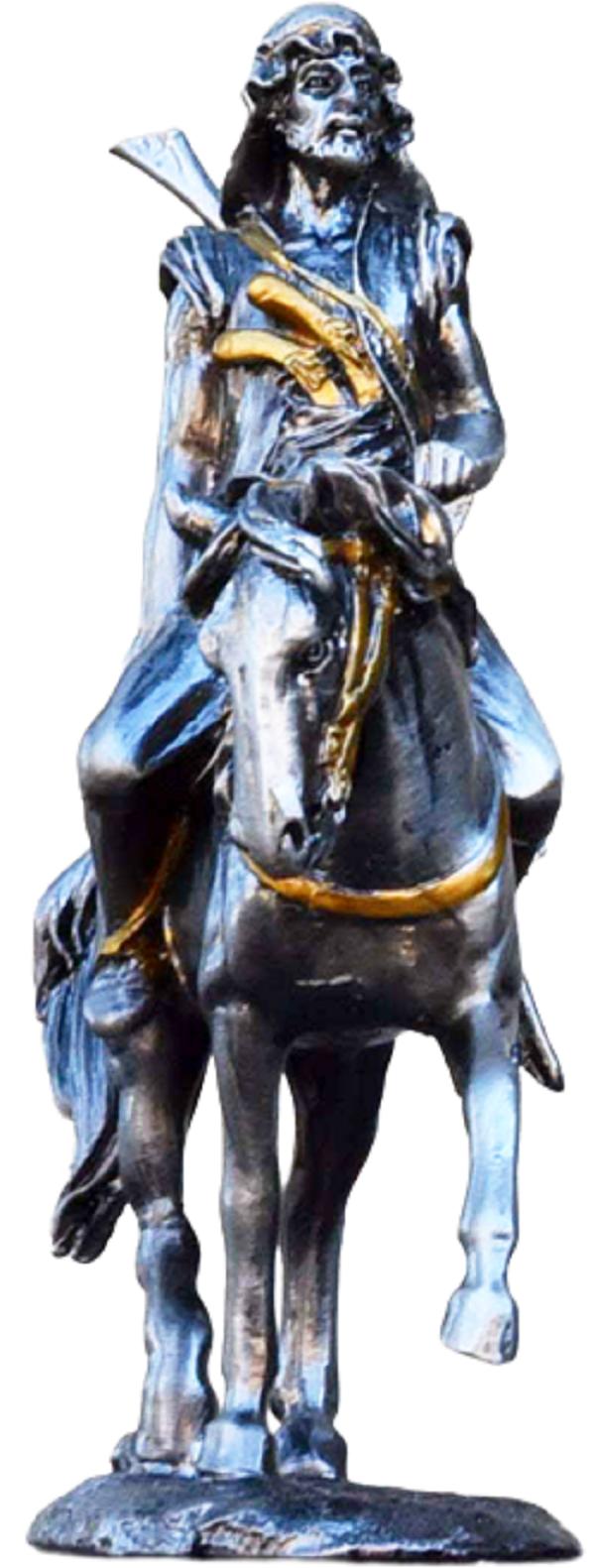 Imaginea produsului 'Soldățel de colecție din plumb: Ecvestru. Model 4'