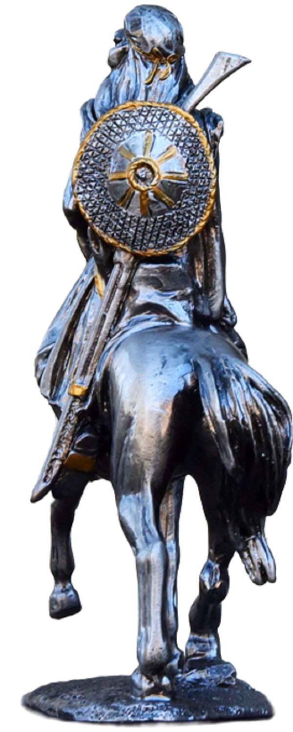 Imaginea produsului 'Soldățel de colecție din plumb: Ecvestru. Model 4'