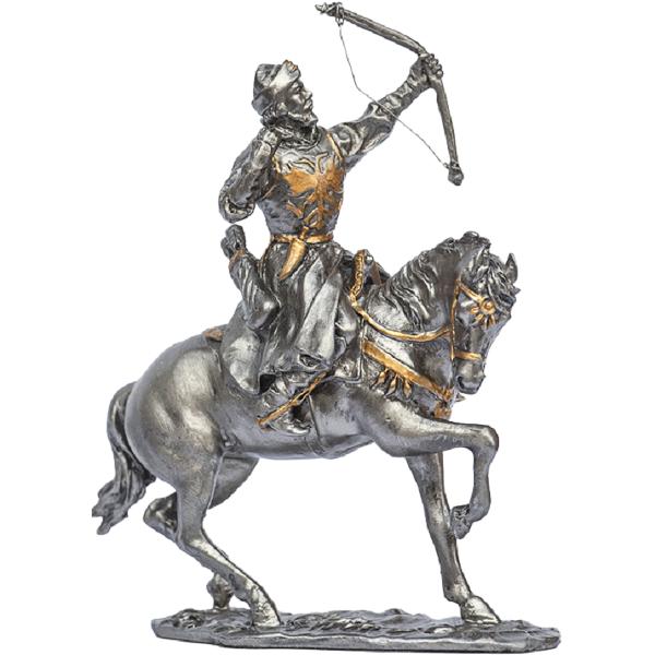 Soldatel de colectie din plumb: Ecvestru cu arc