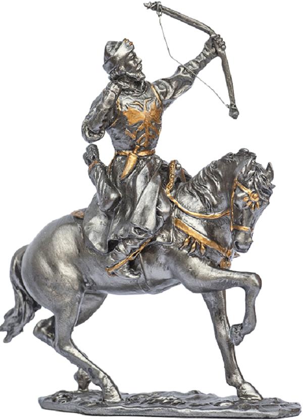 Imaginea produsului 'Soldățel de colecție din plumb: Ecvestru cu arc'