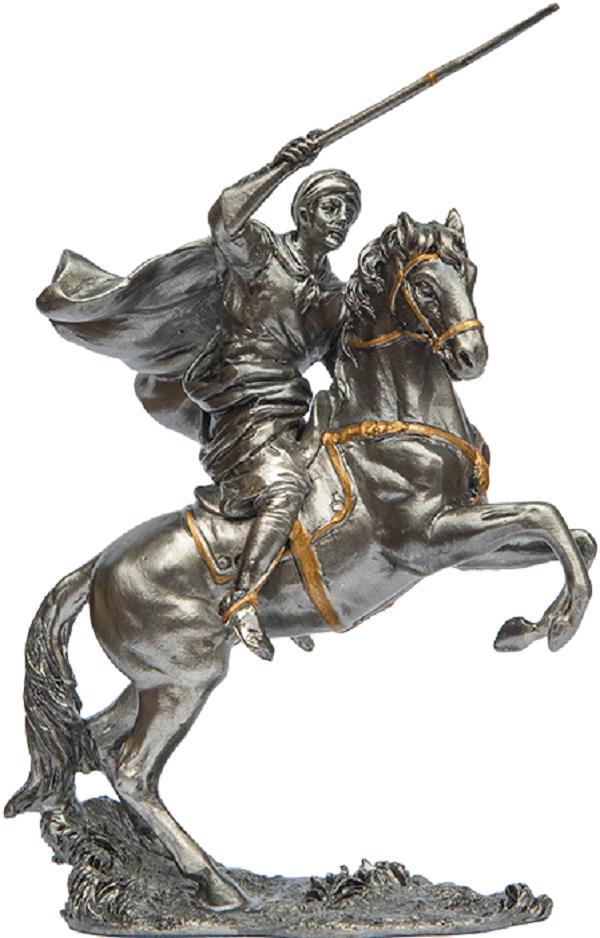 Imaginea produsului 'Soldățel de colecție din plumb: Ecvestru în luptă'