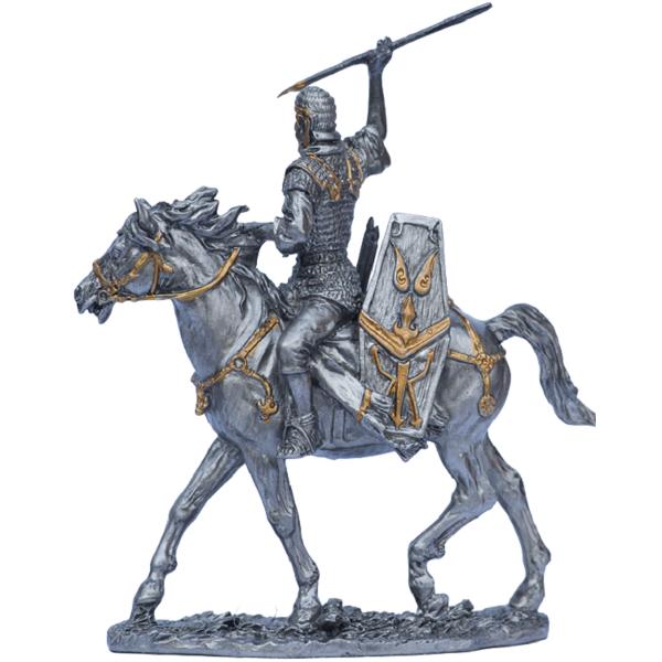 Soldatel de colectie din plumb: Ecvestru cu sulita