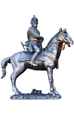 Imaginea produsului 'Soldățel de colecție din plumb: Ecvestru. Model 1'