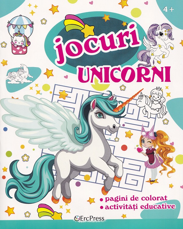 Coperta cărții 'Jocuri Unicorni'