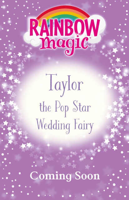 Coperta cărții 'Rainbow Magic: Taylor the Pop Star Wedding Fairy - Daisy Meadows'
