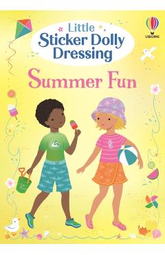 Coperta cărții 'Little Sticker Dolly Dressing Summer Fun - Fiona Watt'