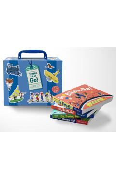 Coperta cărții 'My First Things That Go: A Four-Board-Book Box Set of Boats, Planes, Bikes, and Trains for Toddlers 1-3 - Addie Boswell'