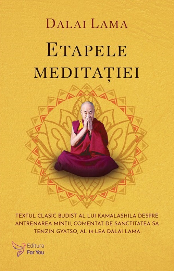 Coperta cărții 'Etapele meditației - Dalai Lama'