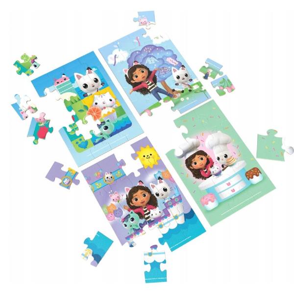 Set 4 puzzle din lemn. Gabbys Dollhouse
