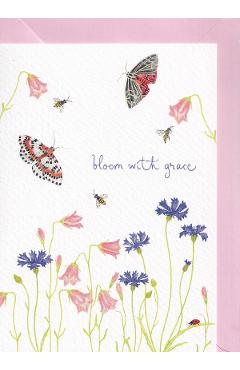 Imaginea produsului 'Felicitare: Bloom with grace. Flori și fluturi. Mai Colorat'