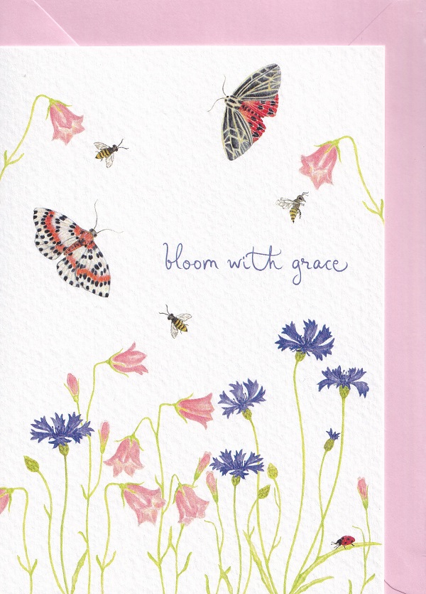 Imaginea produsului 'Felicitare: Bloom with grace. Flori și fluturi. Mai Colorat'