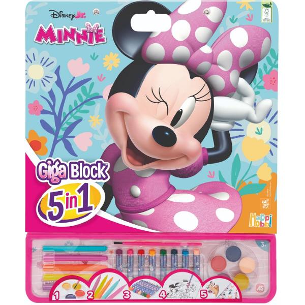 Set pentru desen. Minnie draguta. Disney 5 in 1