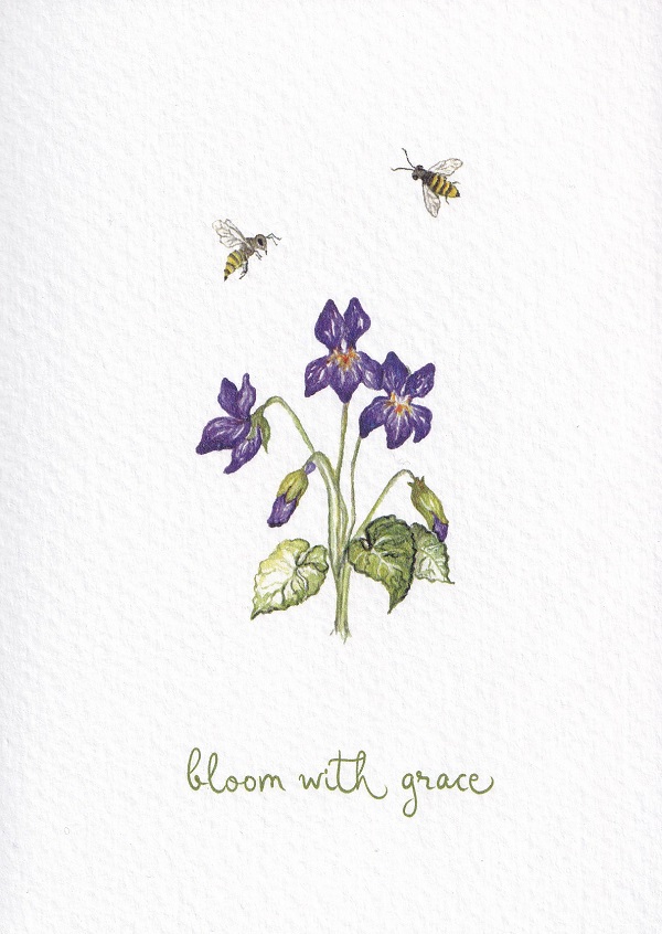 Imaginea produsului 'Felicitare: Bloom with grace. Toporași. Mai Colorat'