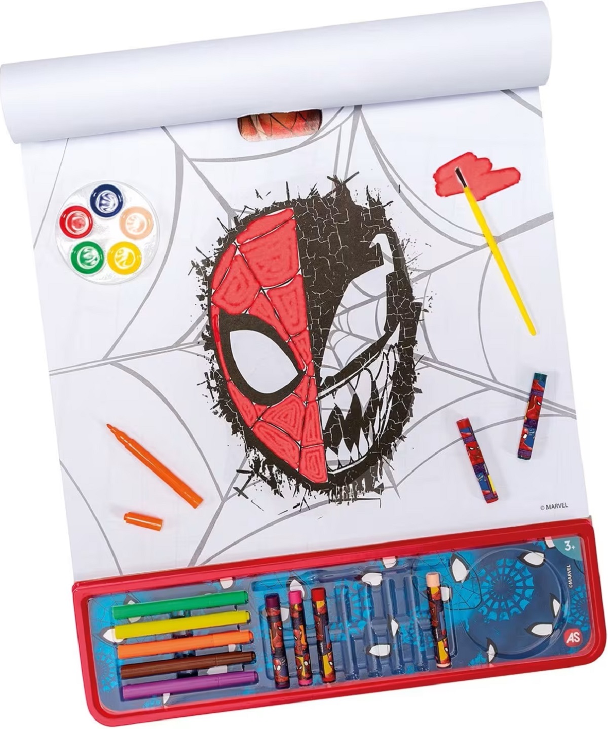 Coperta cărții 'Set pentru desen. Spider Man. Marvel 5 in 1'