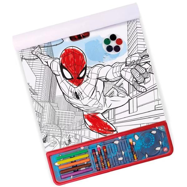 Set pentru desen. Spider Man. Marvel 5 in 1